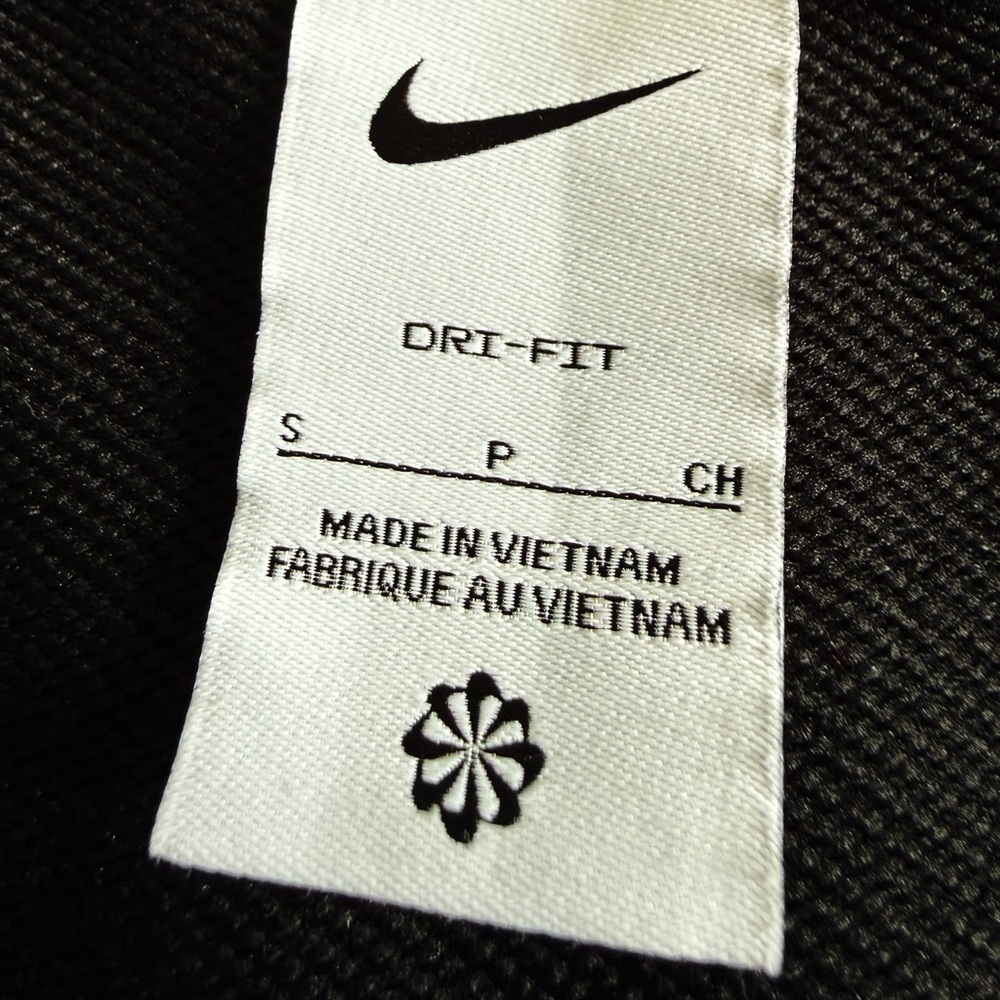 Nike Dri-FIT Full Zip Hoodie Black Small S Athletic Sweatshirt Swoosh Activewear - Picture 4 of 8